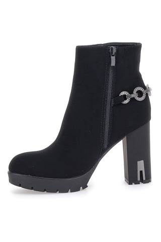 Stivaletti Neri Con Tacco Mon Dieu 262533