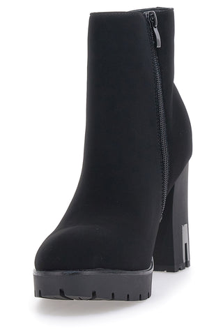 Mon Dieu Schwarze Stiefeletten mit Absatz 262531