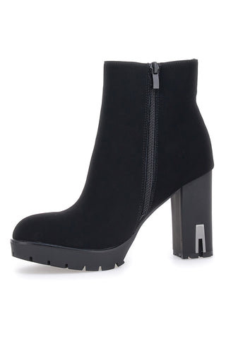 Mon Dieu Schwarze Stiefeletten mit Absatz 262531