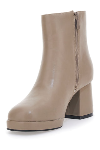 Pushy Wamp 231 Nude Stiefeletten mit Absatz
