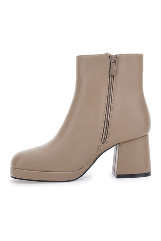 Pushy Wamp 231 Nude Stiefeletten mit Absatz