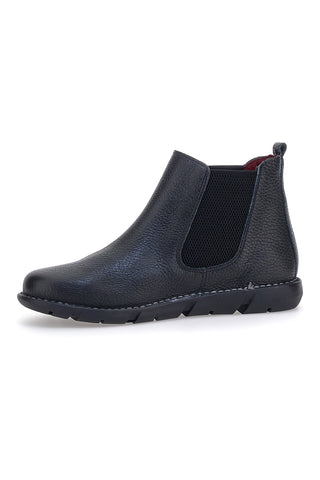 Schwarze Chelsea-Stiefel aus echtem Leder Pittarello Tierra 30756