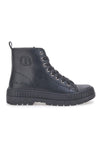 Schwarze DRE LTH-Stiefel aus Baumwollgürtel