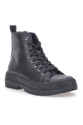 Schwarze DRE LTH-Stiefel aus Baumwollgürtel