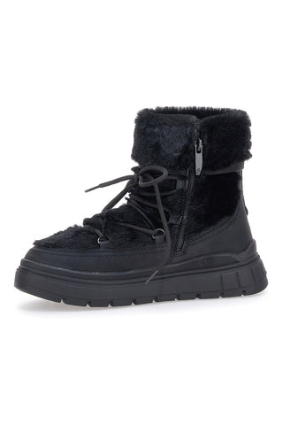 Rifle Lira Stiefeletten aus schwarzem Pelz