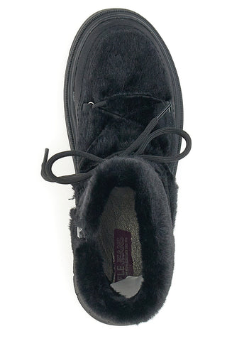 Rifle Lira Stiefeletten aus schwarzem Pelz