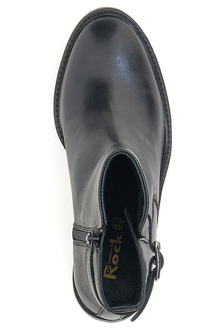 Schwarze Stiefeletten mit Absatz Pittarello Rock 6743