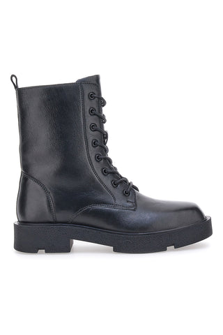 Schwarzes Leder Amphibien Pittarello Rock 6680