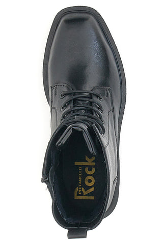 Schwarzes Leder Amphibien Pittarello Rock 6680