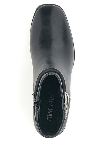 Schwarze First Lady Stiefeletten 362