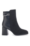 Schwarze Stiefeletten mit Absatz First Lady 361