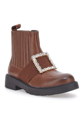 Stivaletti Chelsea con Fibbia Dame Rose 843