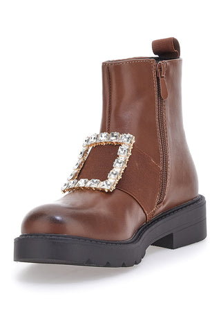 Stivaletti Chelsea con Fibbia Dame Rose 843