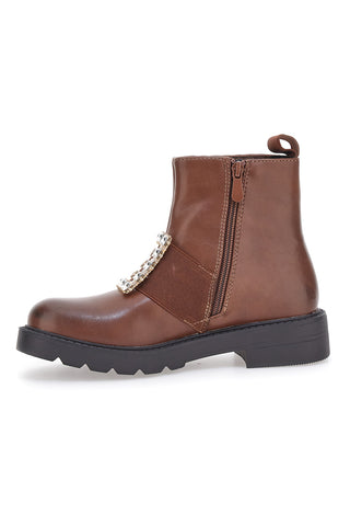 Stivaletti Chelsea con Fibbia Dame Rose 843