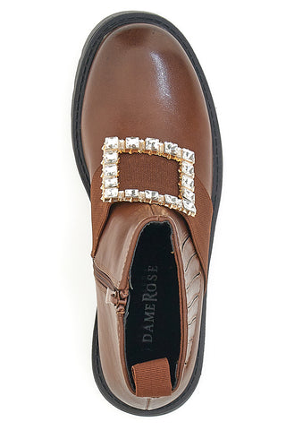 Stivaletti Chelsea con Fibbia Dame Rose 843