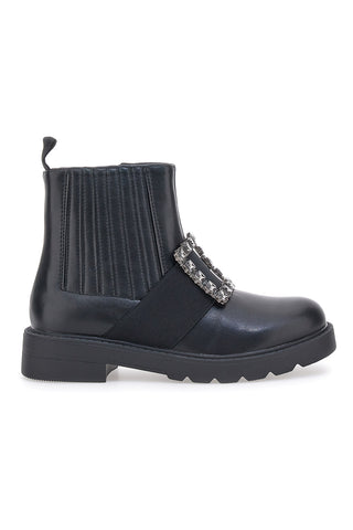 Chelsea-Stiefel mit Schnalle Dame Rose 843