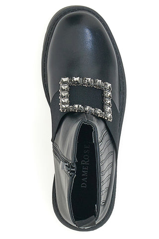 Stivaletti Chelsea con Fibbia Dame Rose 843