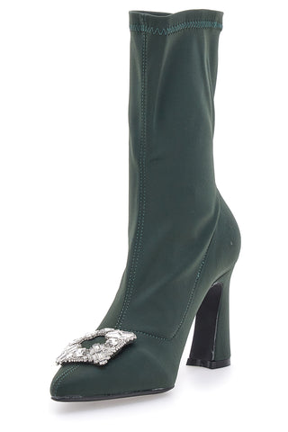 Stivaletti con Tacco Verdi dame Rose 896