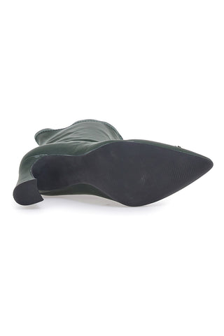 Stivaletti con Tacco Verdi dame Rose 896