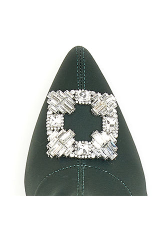 Stivaletti con Tacco Verdi dame Rose 896