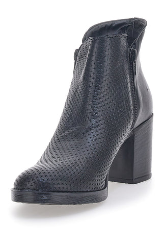 Schwarze „Mon Dieu 400“-Stiefeletten mit Absatz