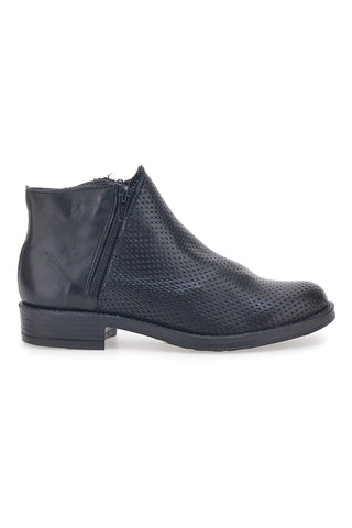 Schwarze Stiefeletten mit Reißverschluss Mon Dieu 414