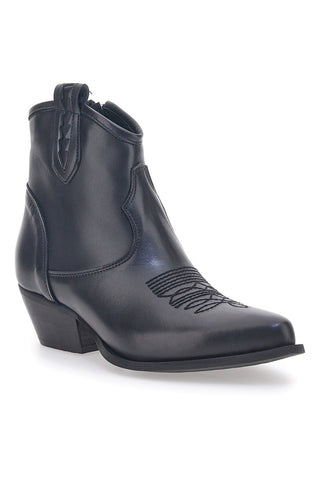 Schwarze Texan-Stiefel Pittarello Love 925