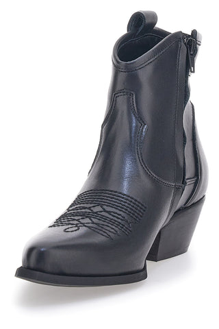 Schwarze Texan-Stiefel Pittarello Love 925
