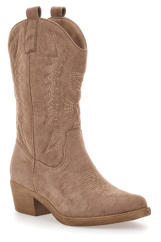 Camperso Westernstiefel Farbe Khaki Dame Rose 1206