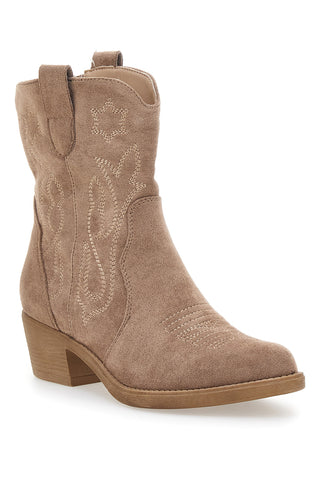 Stivaletti Camperos Beige Dame Rose 1203