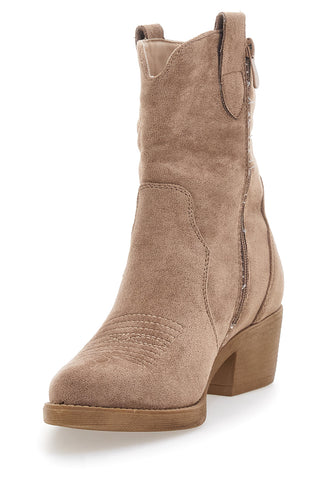 Stivaletti Camperos Beige Dame Rose 1203