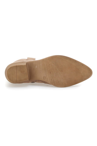 Stivaletti Camperos Beige Dame Rose 1203