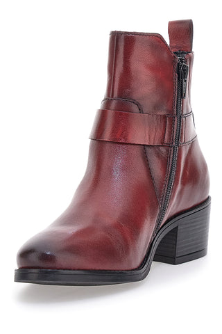 Rote Stiefeletten aus echtem Leder Bagatt D15AMQ304000