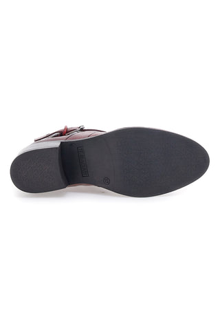 Rote Stiefeletten aus echtem Leder Bagatt D15AMQ304000