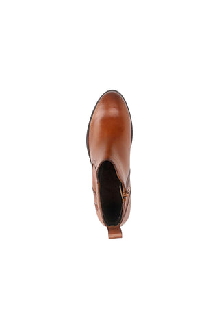 Braune Stiefeletten aus echtem Leder Bagatt D15AMQ314000
