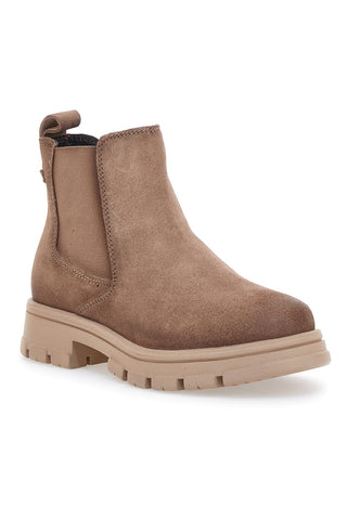 Taupefarbene Chelsea-Stiefel aus echtem Leder Bagatt D35AMJ301400