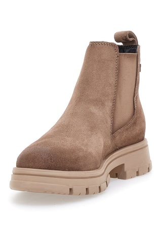 Taupefarbene Chelsea-Stiefel aus echtem Leder Bagatt D35AMJ301400