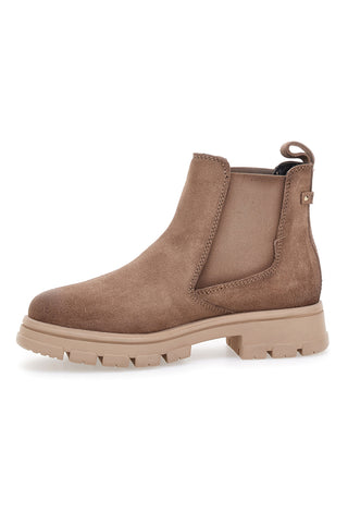 Taupefarbene Chelsea-Stiefel aus echtem Leder Bagatt D35AMJ301400
