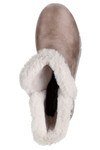 Beige Stiefeletten mit Pelz Skechers Slip-Ins Relaxed Fit: Easy Going - Dreamers Move