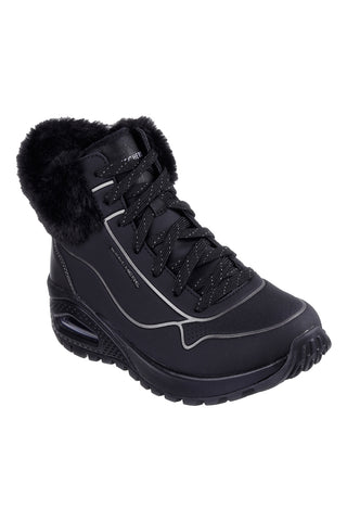 Schwarze Stiefel UNO RUGGED FALL SHIMMER