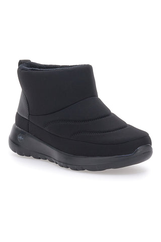Schwarze Stiefeletten mit gepolsterem Futter SKECHERS ON-THE-GO JOY - CHILL VIBES