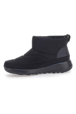 Schwarze Stiefeletten mit gepolsterem Futter SKECHERS ON-THE-GO JOY - CHILL VIBES