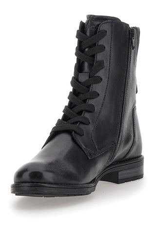 Schwarze Kampfstiefel mit seitlichem Reißverschluss Bagatt D11AFS3G4000