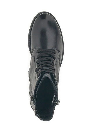 Schwarze Kampfstiefel mit seitlichem Reißverschluss Bagatt D11AFS3G4000