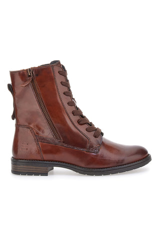 Braune Kampfstiefel mit Reißverschluss BAGATT D11AFS503000