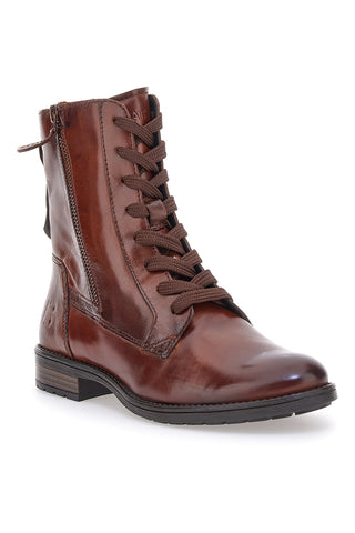 Braune Kampfstiefel mit Reißverschluss BAGATT D11AFS503000