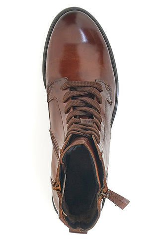 Braune Kampfstiefel mit Reißverschluss BAGATT D11AFS503000