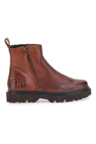 Braune Stiefeletten mit Reißverschluss BAGATT D31AOG354000