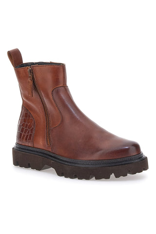 Braune Stiefeletten mit Reißverschluss BAGATT D31AOG354000
