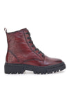 Rote Kampfstiefel mit Reißverschluss BAGATT D31AOL304000